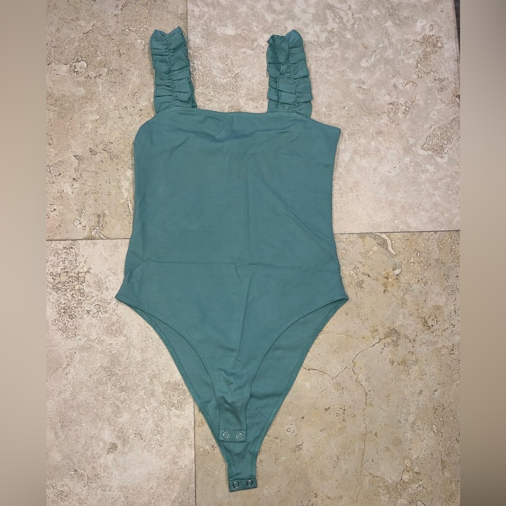Forever 21 Teal Bodysuit Size S